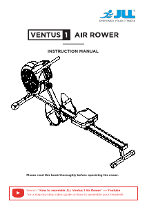 Manual JLL Ventus 1 Rowing Machine