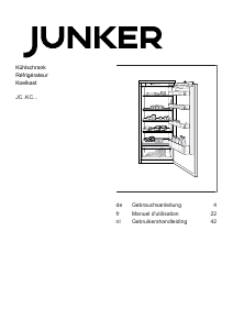 Mode d’emploi Junker JC20KCSE0 Réfrigérateur