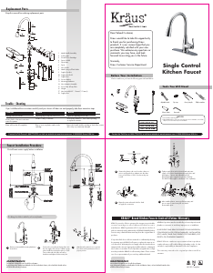 Manual Kräus KPF-2230 SN Faucet