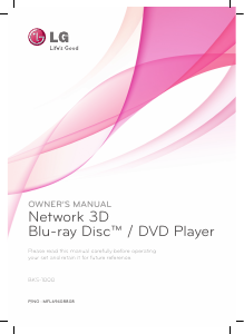 Manual LG BKS-1000 Blu-ray Player