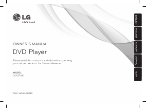 Handleiding LG DVX556K DVD speler