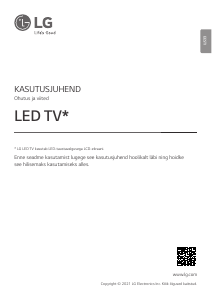 Kasutusjuhend LG 43NANO793PB LED-teler