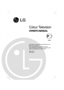 Manual LG 21FS2ALX Television