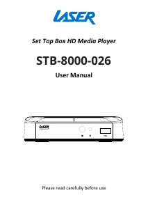 Manual Laser STB-8000-026 Digital Receiver