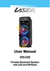 Manual Laser SPK-F228 Speaker