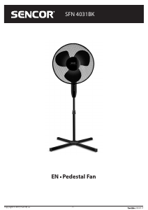 Manual Sencor SFN 4031BK Fan