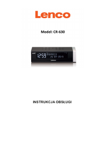 Instrukcja Lenco CR-630WH Radiobudzik