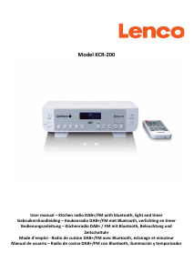 Manual de uso Lenco KCR-200WH Radio