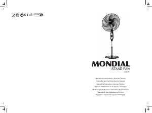 Mode d’emploi Mondial V-68-6P Ventilateur