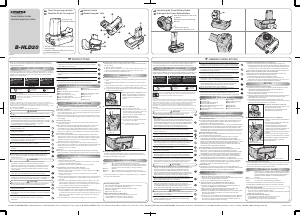 Manual de uso Olympus B-HLD20 Empuñadura de bateria