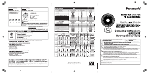 Hướng dẫn sử dụng Panasonic F-301SH Quạt