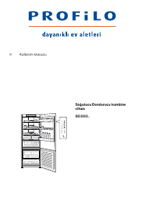 Kullanım kılavuzu Profilo BD3055IECN Donduruculu buzdolabı