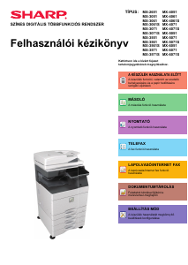Használati útmutató Sharp MX-5051 Multifunkciós nyomtató