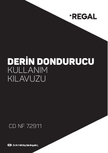 Kullanım kılavuzu Regal CD NF 729 Dondurucu