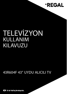 Kullanım kılavuzu Regal 43R604F LED televizyon