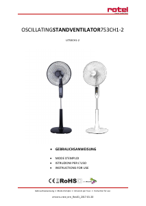 Bedienungsanleitung Rotel U753CH1 Ventilator