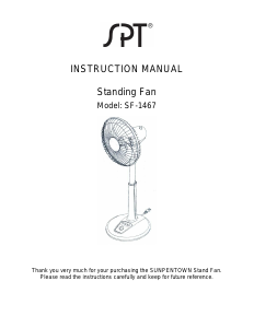 Handleiding SPT SF-1467 Ventilator