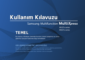 Kullanım kılavuzu Samsung SL-M4370LX MultiXpress Çok işlevli yazıcı
