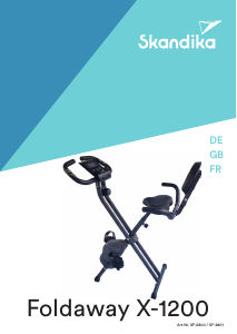 Manual Skandika SF-2800 Foldaway X-1200 Exercise Bike