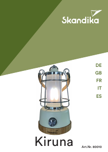 Manuale Skandika 80010 Kiruna Lampada