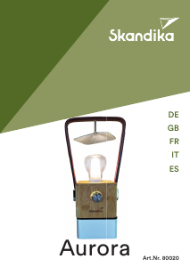 Handleiding Skandika 80020 Aurora Lamp