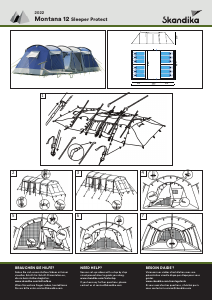 Handleiding Skandika Montana 12 Tent