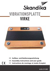 Bedienungsanleitung Skandika SF-2450 Virke Vibrationsplatte