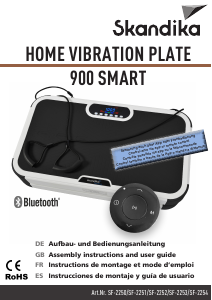 Manual Skandika SF-2254 900 Smart Vibration Plate