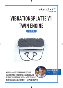 Manual de uso Skandika SF-2110 Twin Engine Plataforma vibratoria