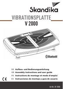 Manual Skandika SF-2550 V2000 Vibration Plate