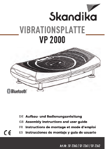 Manual de uso Skandika SF-2361 VP 2000 Plataforma vibratoria