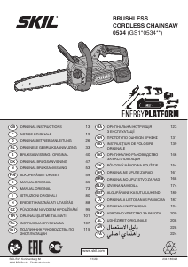 Manual Skil 0534 CA Ferăstrăul cu lanţ