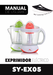 Manual de uso Sytech SY-EX05L Exprimidor de cítricos