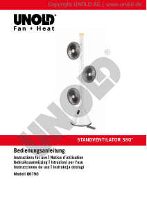 Bedienungsanleitung Unold 86790 Ventilator