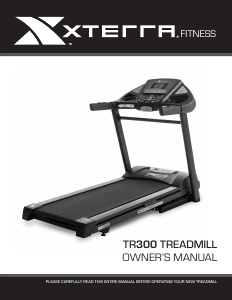 Manual XTERRA TR300 Treadmill