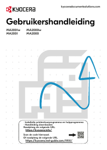 Handleiding Kyocera MA2001 Multifunctional printer