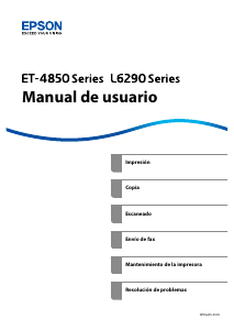 Manual de uso Epson EcoTank ET-4850 Impresora multifunción