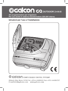 Manuale Galcon AC-8 GQ Centralina irrigazione