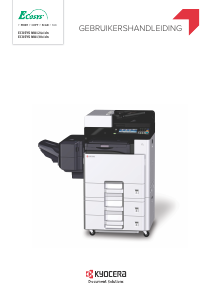 Handleiding Kyocera ECOSYS M8130cidn Multifunctional printer