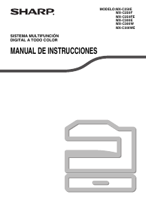 Manual de uso Sharp MX-C250F Impresora multifunción