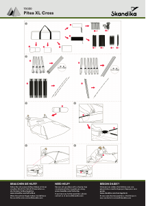 Manuale Skandika Pitea XL Cross Tenda