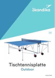 Bedienungsanleitung Skandika SF-2610 Tischtennistisch