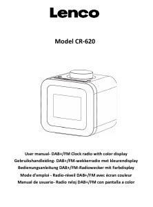 Handleiding Lenco CR-620WH Wekkerradio