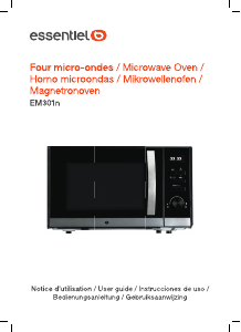 Manual Essentiel B EM 301n Microwave