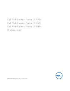 Brugsanvisning Dell E515dw Multifunktionsprinter