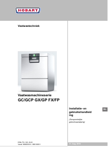 Handleiding Hobart GC-10B Vaatwasser