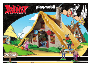 Manual Playmobil set 70932 Asterix Hut of Vitalstatistix
