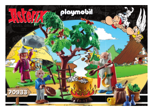 Manual Playmobil set 70933 Asterix Getafix with the caldron of magic potion