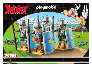 Manual Playmobil set 70934 Asterix Roman troop