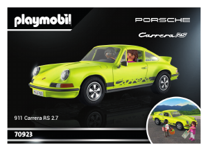 Bedienungsanleitung Playmobil set 70923 Promotional Porsche 911 Carrera RS 2.7